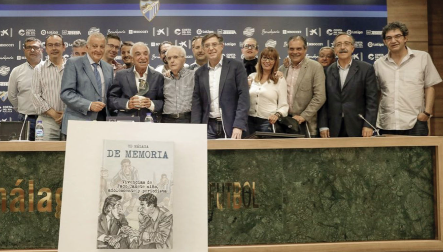 Paco Cañete, el adiós de un Premio Leyenda que fue niño, adolescente y periodista del Málaga