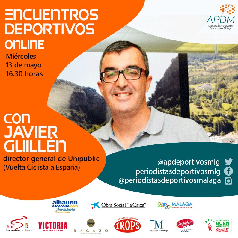 Javier Guillén estrena los ‘Encuentros Deportivos Online’ de la APDM