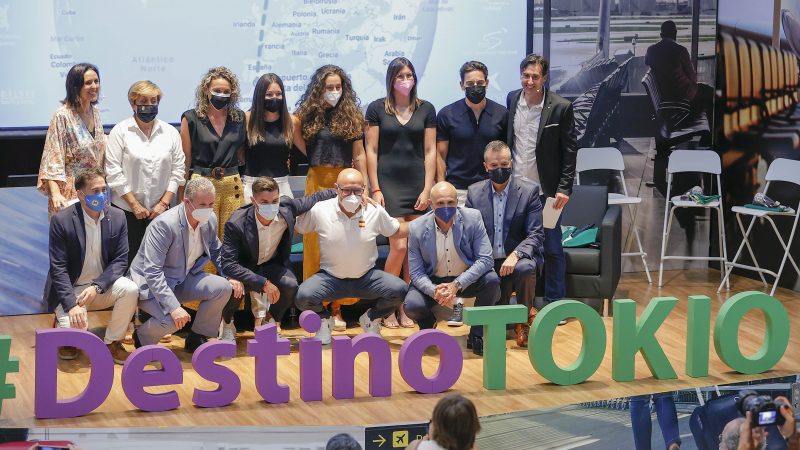 Damián Quintero, Marta López, Soledad López, Brahim Díaz y Paula Ruiz, homenajeados en “Destino Tokio”
