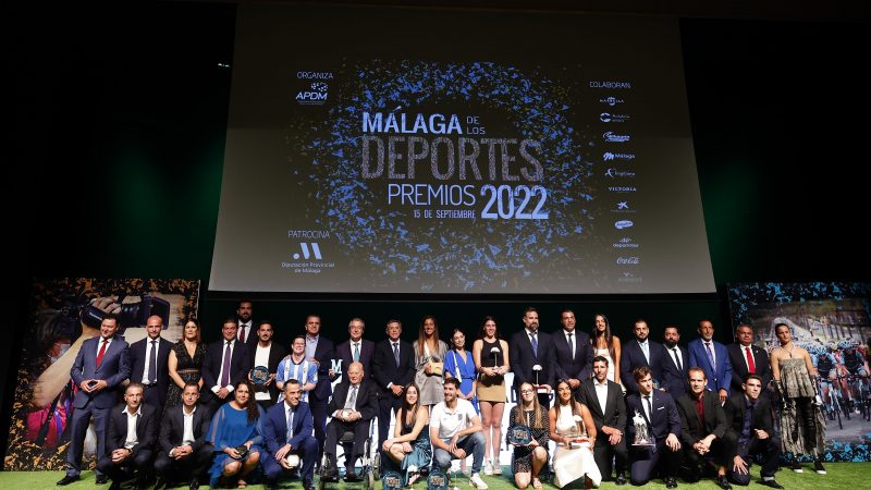Gala Premios Málaga de los Deportes 2022. Fuente: Pepe Ortega/APDM
