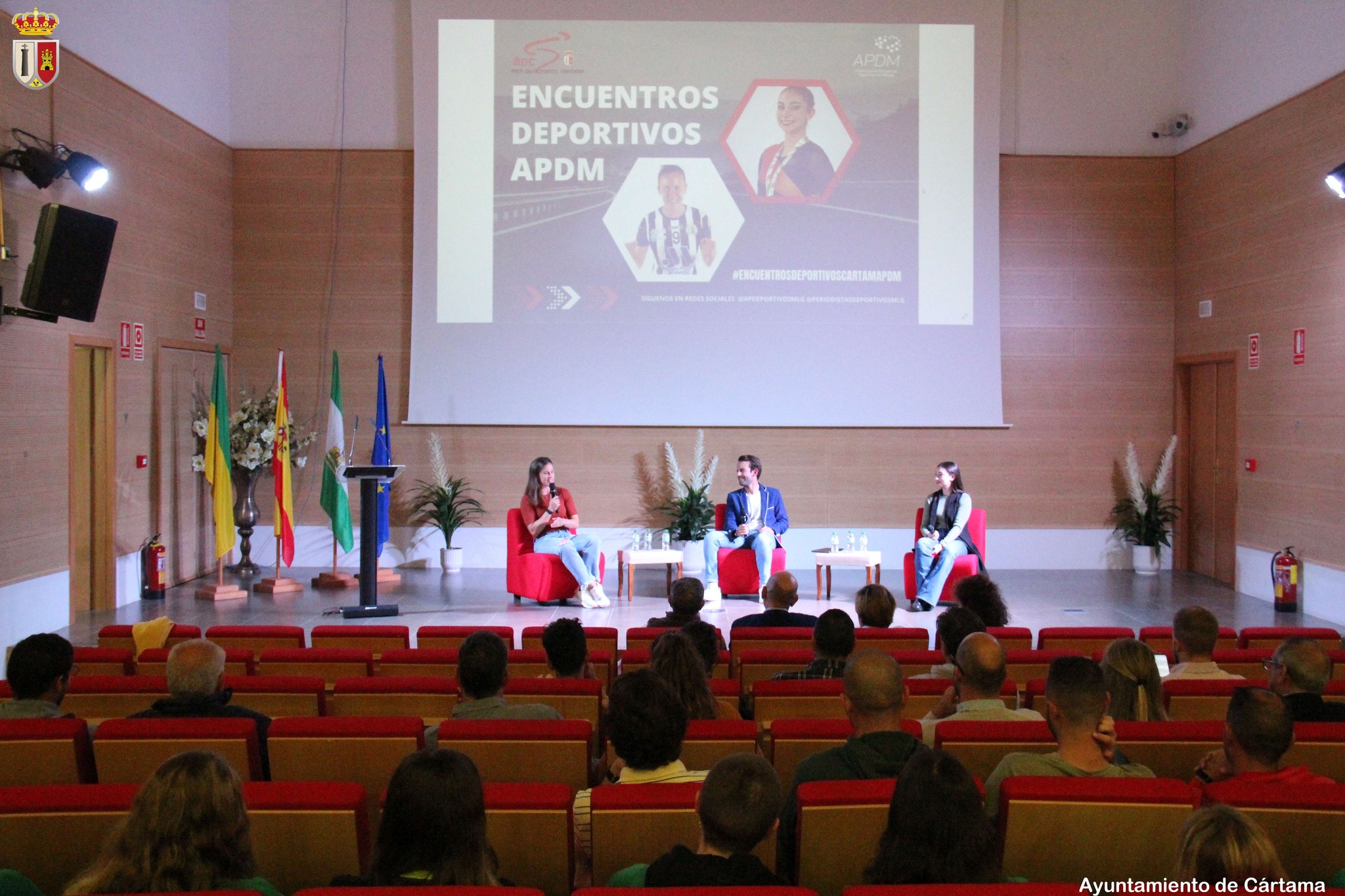 Natalia Baldizzone y Silvia Arderius en los Encuentros Deportivos de la APDM en Cártama