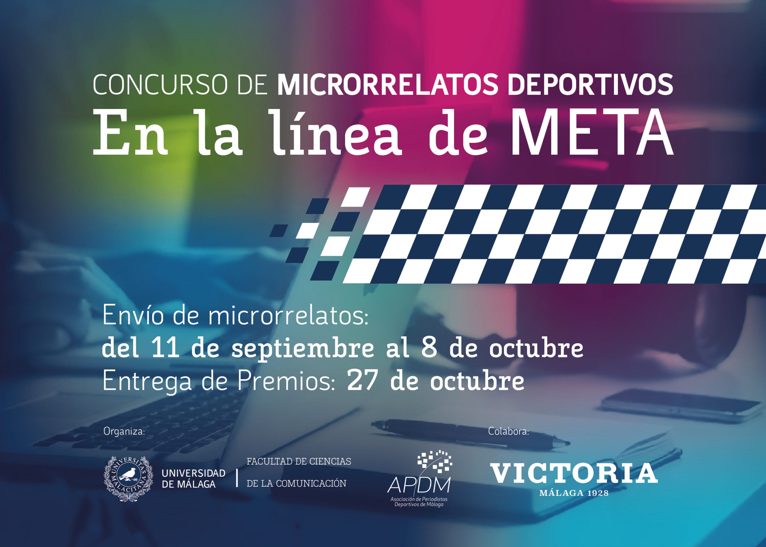 La APDM y la Facultad de C. Comunicación convocan el I Concurso de Microrrelatos Deportivos “En la línea de meta”
